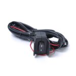 Cable de control del interruptor de pulgar ATV Línea de control del manillar del interruptor de la motocicleta, longitud del cable: 3 m, ATV Thumb Switch Control Cable - Imagen 2