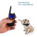 998DC Bark Stopper Control remoto Choque eléctrico Collar Dispositivo de entrenamiento para perros, EU Plug - Imagen 4