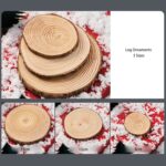 3 en 1 pila de troncos crudos creativos accesorios de tiro con tema navideño adornos decorativos DIY Fondo foto accesorios de fotografía, Log Pile - Imagen 2