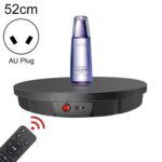 Tocadiscos giratorio eléctrico con Control remoto de 52cm, soporte de exhibición, accesorios de grabación de vídeo, tocadiscos, enchufe de alimentación, 52cm, Plug-in Power,AU Plug