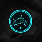 Car Constellation Series Acrílico Colorido Cargador USB Water Cup Groove LED Atmósfera Luz, Gemini - Imagen 2