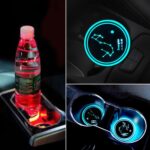 Car Constellation Series Acrílico Colorido Cargador USB Water Cup Groove LED Atmósfera Luz, Scorpio