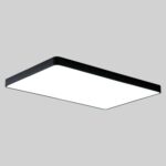 Lámpara de techo rectangular LED Macaron, luz de 3 colores, 88x62cm - Imagen 2
