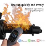 ZH-974D1 Control de temperatura de 3 niveles Gancho de motocicleta y sujetador de bucle Agarre con calefacción inteligente - Imagen 3