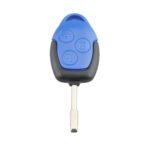 Carcasa de llave de coche recta Embrión redondo Embrión de metal Longitud 35 mm para Ford Transit 3 botones, A17 - Imagen 2