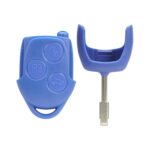 Carcasa de llave de coche recta Embrión redondo Embrión de metal Longitud 35 mm para Ford Transit 3 botones, A153 - Imagen 5