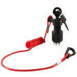 Llave de interruptor de encendido de control lateral BRP con cordón 5005801 para Johnson Evinrude, A6630 - Imagen 2