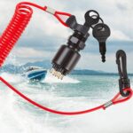 Llave de interruptor de encendido de control lateral BRP con cordón 5005801 para Johnson Evinrude, A6630 - Imagen 5