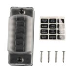 Portafusibles de hoja de caja de fusibles de 6 vías con negativo para automóvil, camión, barco, A5602-01