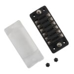 Portafusibles de hoja de caja de fusibles de 6 vías con negativo para automóvil, camión, barco, A5602-01 - Imagen 3