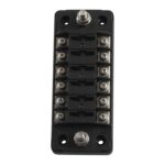 Portafusibles de hoja de caja de fusibles de 6 vías con negativo para automóvil, camión, barco, A5602-01 - Imagen 4