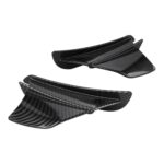 Spoiler aerodinámico del kit del ala de la motocicleta Winglet, Glossy Carbon