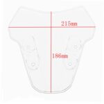 Parabrisas deflector de flujo de aire de motocicleta para Yamaha MT-07 2021, for Yamaha MT-07 2021-Black - Imagen 3