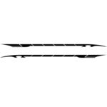 2 PCS / Set D-178 Patrón de cintura Coche Etiqueta decorativa modificada, D-178