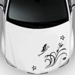 D-462 La mariposa ama el modelo de las flores Etiqueta engomada decorativa modificada del coche, D-462 - Imagen 5