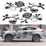 2 PCS / Set D-545 Etiqueta engomada decorativa modificada del coche del modelo de Rose, D-545 - Imagen 6