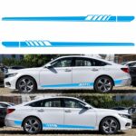 2 PCS / Set D-608 Patrón de rayas Coche Etiqueta decorativa modificada, D-608