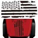 D-778 Etiqueta engomada decorativa modificada del coche del modelo de la bandera americana, D-778