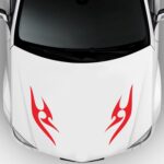 2 PCS / Set D-925 Patrón de llama Coche Etiqueta decorativa modificada, D-924 - Imagen 5