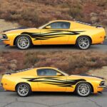 2 unids/set D-926 patrón de tótem de fuego pegatina decorativa modificada para coche, D-926 - Imagen 4