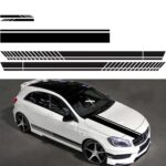 D-936 Calcomanía decorativa modificada para automóvil con patrón de rayas, D-936