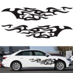 2 PCS / Set D-969 Patrón de llama Coche Etiqueta decorativa modificada, D-969
