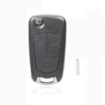 Para la caja de la llave de la hoja plegable del coche de Opel con el agujero del tornillo, 3-button HU100 without Slot