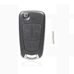 Para la caja de la llave de la hoja plegable del coche de Opel con el agujero del tornillo, 3-button HU43 Milling Embryo