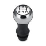 Cabezal de perilla de cambio de palanca de cambios modificado para coche MR-9017 para Peugeot, 5 Speed Black