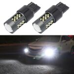 Luz antiniebla LED continua para automóvil de 12V 7W, 1 Pair 7440