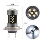 Luz antiniebla LED para coche estroboscópico de 12V y 7W, 1 Pair H7 - Imagen 4