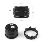 Medidor de pantalla digital de luz azul universal de 52 mm modificado para automóvil 12V, Oil Temperature Gauge - Imagen 4