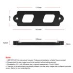 Soporte de fijación de batería de aleación de aluminio para coche para Honda Civic 1988-2000 - Imagen 2