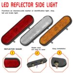 2 PCS 24LED Reflector Luz de freno Luz de señal de giro - Imagen 2