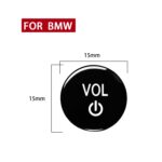 Botón de volumen de audio para automóvil para BMW X7 G07 2019+, conducción izquierda y derecha, Audio Volume Button - Imagen 2