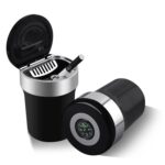 Coche Brújula Cenicero LED incorporado, Car Compass Ashtray