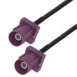 Cable de extensión Fakra D macho a Fakra D macho de 20 cm