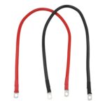 Cable inversor de batería de cobre puro rojo + negro de 50 cm para coche, 10AWG 6-5 - Imagen 2