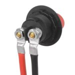 Cable inversor de batería de cobre puro rojo + negro de 50 cm para coche, 10AWG 6-5 - Imagen 4