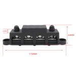 Bloque de terminales de distribución de energía de alta corriente para barcos RV con accesorios, Red M8 Stud with Accessories - Imagen 4