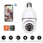 A6 2MP HD Bombilla WiFi Soporte de cámara Detección de movimiento/Audio bidireccional/Visión nocturna/Tarjeta TF - Imagen 2