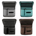 2 PCS Car Center Console Hanging Bag Bolsa de almacenamiento de cuero de piel de oveja - Imagen 6