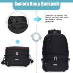 CADeN D30 Desmontable Dual Uses Professional SLR Cámara Mochila Bolsas a prueba de golpes - Imagen 2