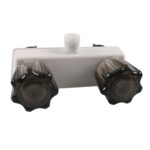 Desviador de válvula de grifo de ducha de doble perilla RV, Brown - Imagen 5
