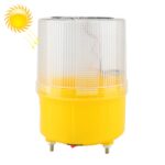 Luz de flash de advertencia de seguridad solar nocturna, 01 Screw Fixed (White)