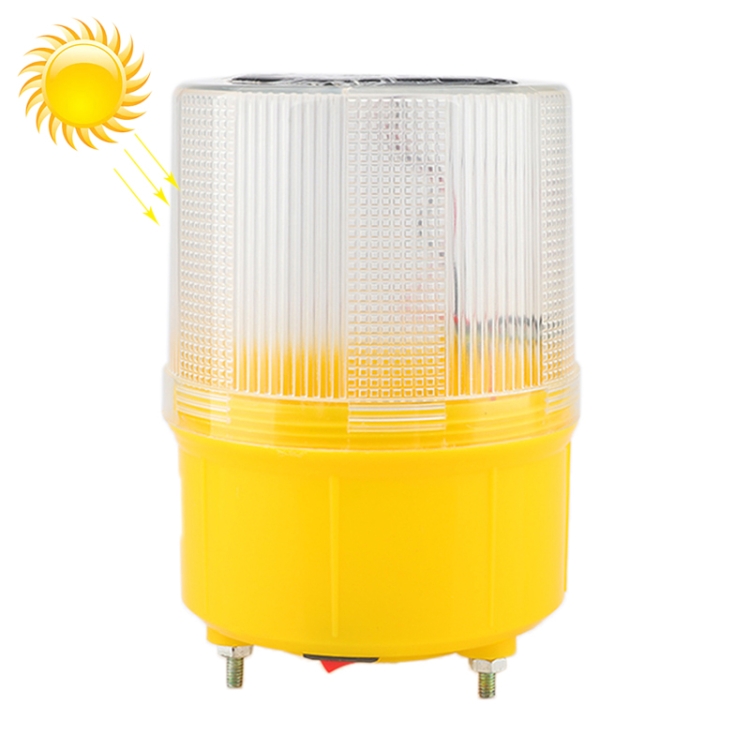 EDA003690201A.jpg Luz de flash de advertencia de seguridad solar nocturna, 01 Screw Fixed (White) - Imagen 1