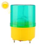 Luz de flash de advertencia de seguridad solar nocturna, 01 Screw Fixed (Green)