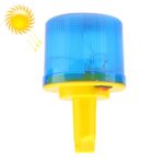 Luz de flash de advertencia de seguridad solar nocturna, 03 Slim Sticks Tied or Inserted (Blue)
