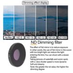 Filtro de lente JSR LS para DJI Osmo Action 3 / GoPro Hero11 Black / HERO10 Black / HERO9 Black, ND64 - Imagen 5