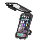 Soporte para teléfono móvil con caja impermeable de carga inalámbrica para manillar de motocicleta/bicicleta, M18L-A1